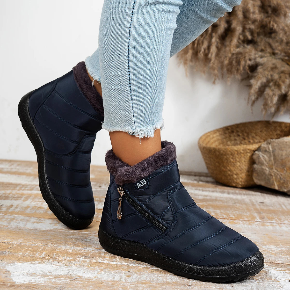 Womens Shoes Autumn Winter Snow Boots Waterproof Ankle Boots Outdoor Comfortable Shoes for Women Free Shipping Shoes