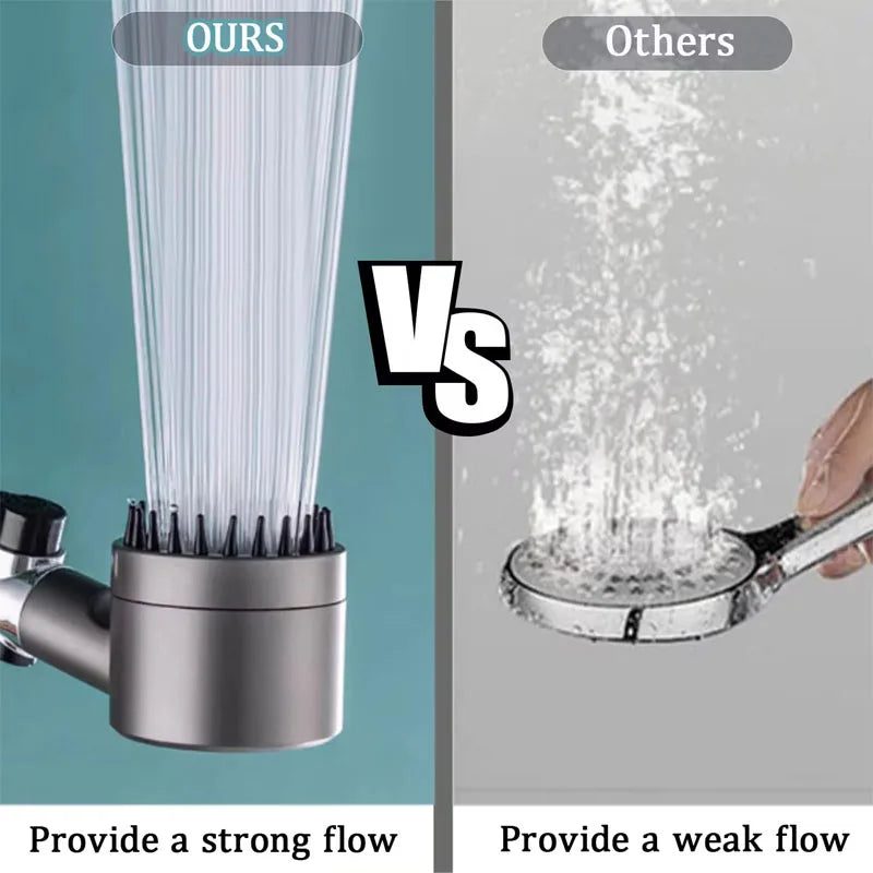 Shower Head Shower Filter with Four Modes Bathroom Accessories Head Massage Shower Accessories Shower Knobs Home Furnishings