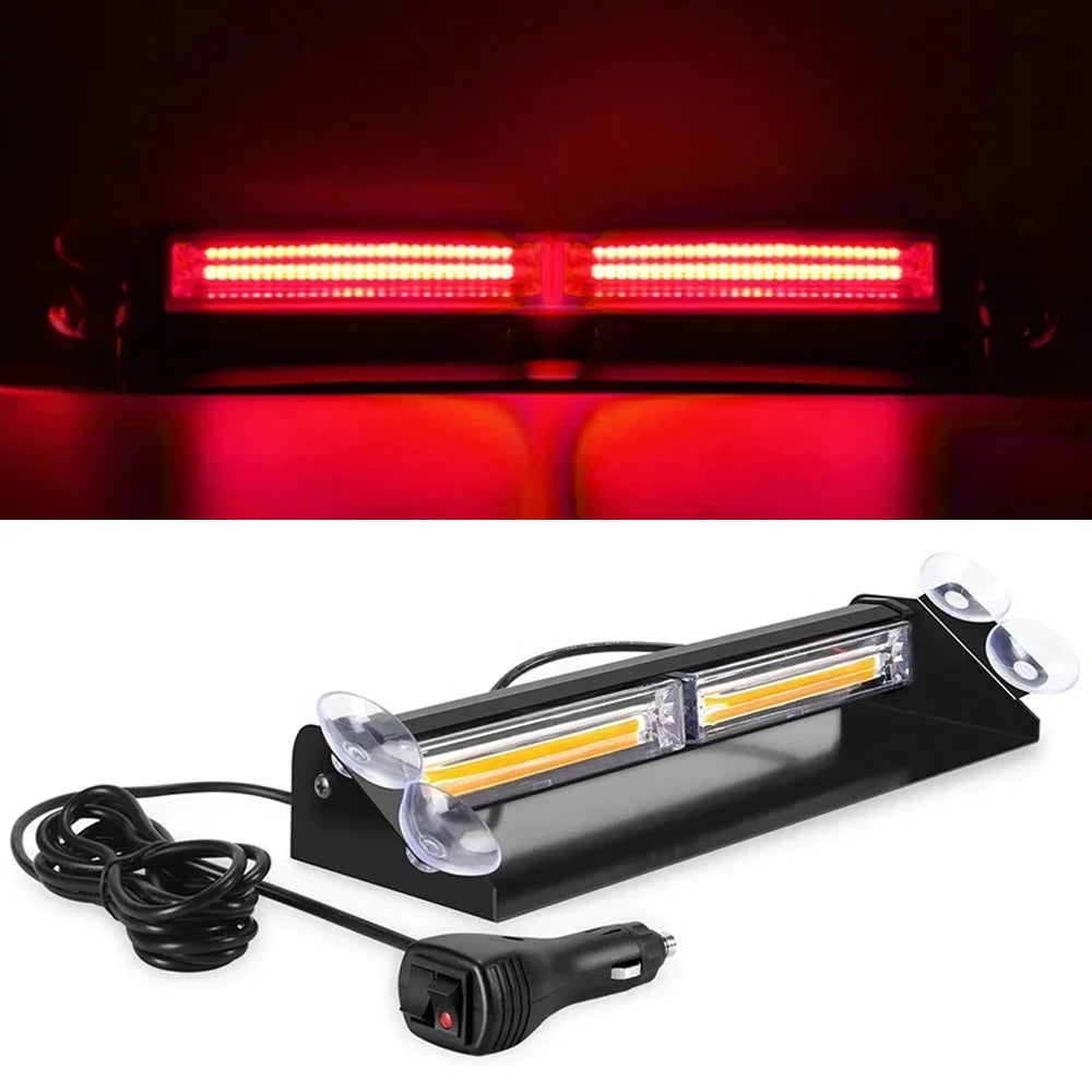 Car Strobe Light Flasher Vehicle Windshield Day Running Flashing LED Warning Signal Lamp Police Emergency Lights for Rv  Boat