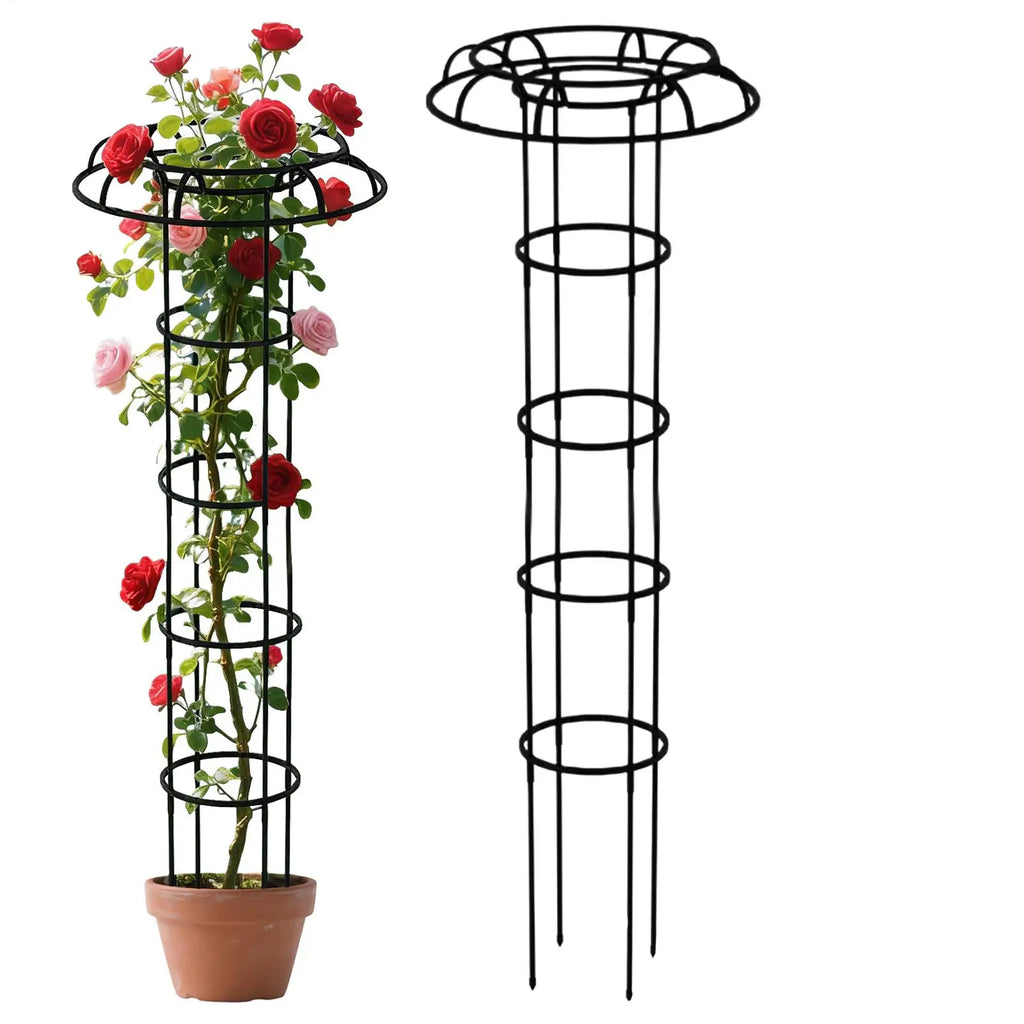 Garden Trellis For Climbing Plants Umbrella Tower  Trellis  Vine Plant Support Trellis DIY Climbing Trellis Flower Pots Supports