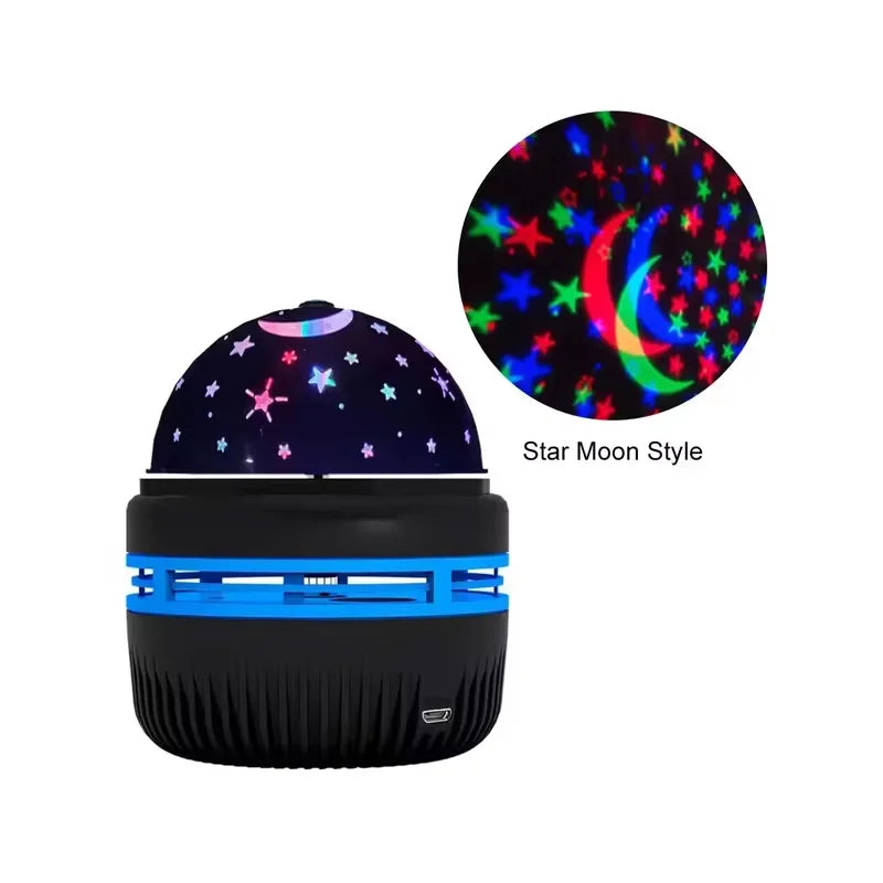 Colorful LED Galaxy Magic Ball Projector — Star Night Light for Home