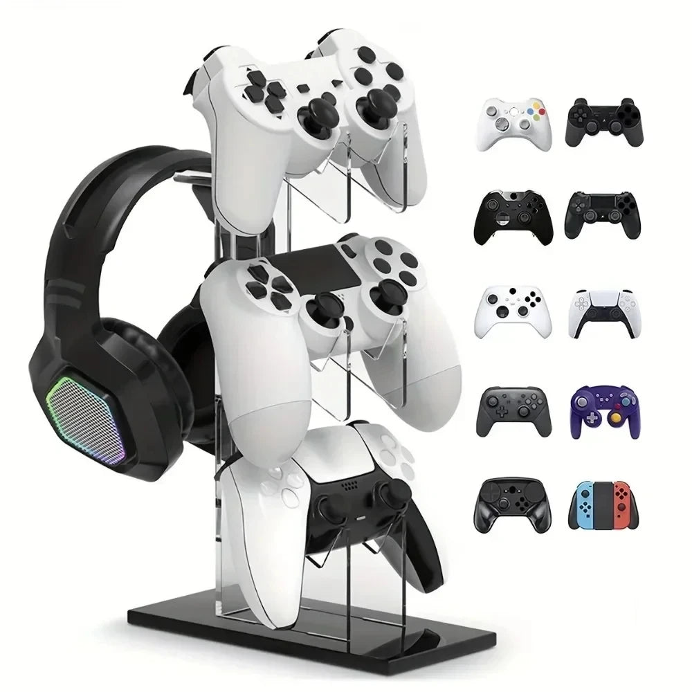 Controller Tech & Gadgets For Playstation 5 4 3 2 PS5 PS4 PS3 Dualsense Dualshock Switch Pro Xbox Control Stand Support Game
