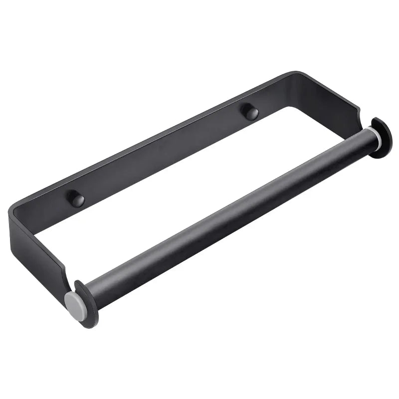 Kitchen  Paper Towel Holder  No-Drill Wall Mount Paper Towel Holders  Dishcloth Rack  Plastic Wrap and  Cloth Storage Hanging