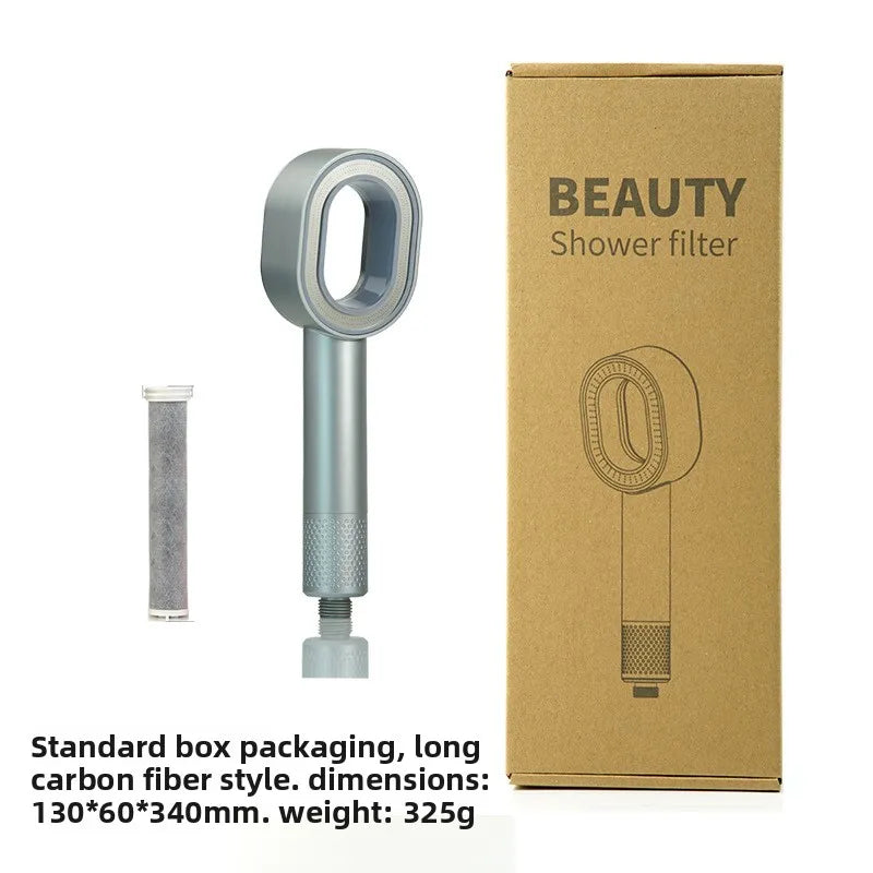 Filter Shower Head High Pressure Beauty Rain Faucet Showerhead Filtration Purification Bathroom Accessories Filtered Water