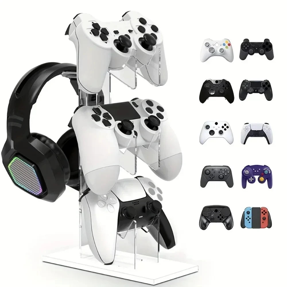 Controller Tech & Gadgets For Playstation 5 4 3 2 PS5 PS4 PS3 Dualsense Dualshock Switch Pro Xbox Control Stand Support Game