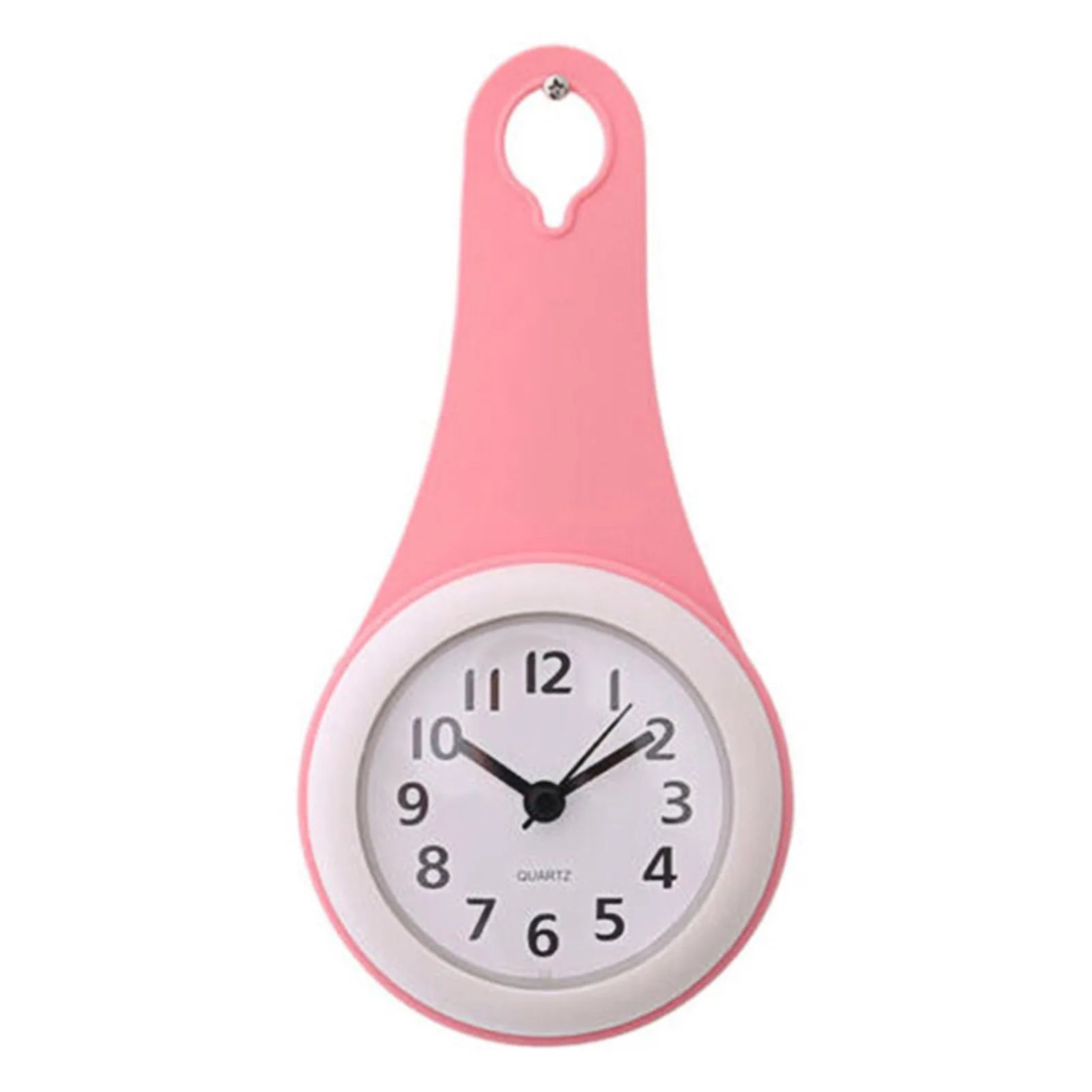 Kitchen Bathroom Wall Clock Multipurpose Water Resistant Hanging Clock for Family Friend Neighbor Gift