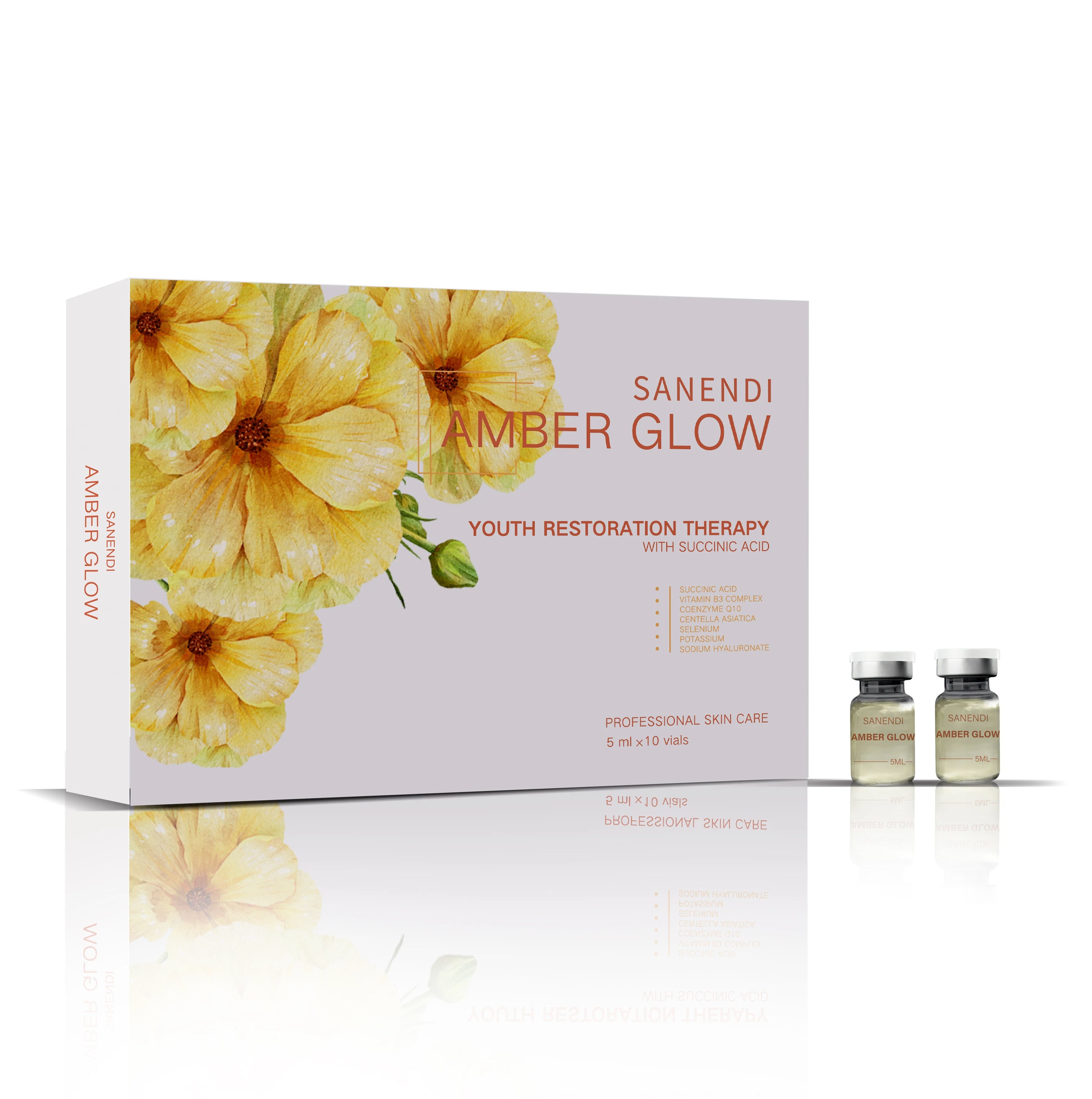 Korean Skin Care ROSE PDRN Serum Pink PDRN Collagen Essence Firming Hydrating  Brighting Face Care 5ML*10vial Beauty Product