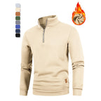 Men's Slim Fit Half-Zip Turtleneck Pullover