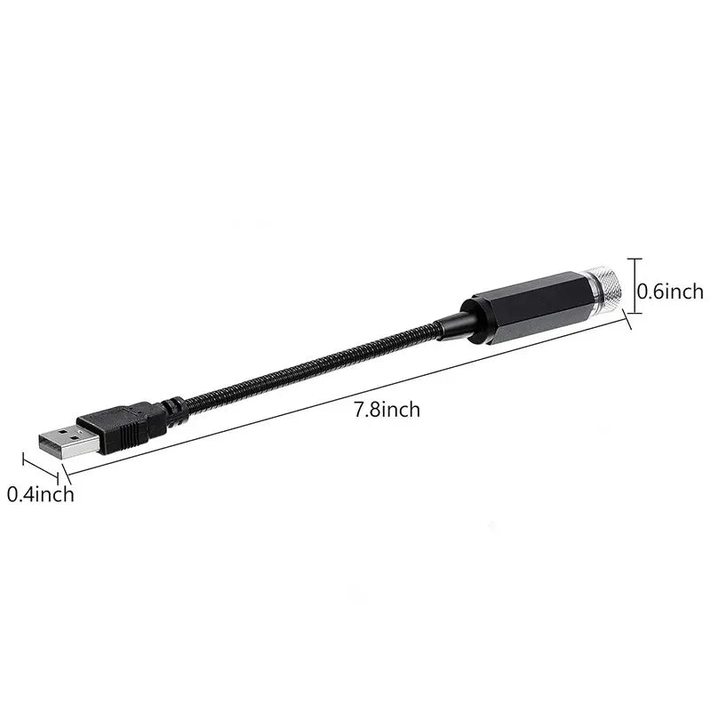 LED Starry Sky Car Laser Roof Light — USB Galaxy Atmosphere Projector