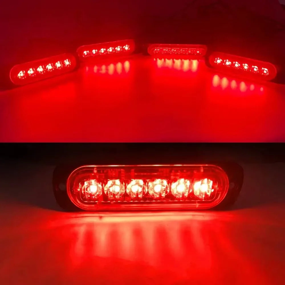 24 LED Strobe Light Wireless Car Emergency Flashing Light Car LED 12V Trailer Truck Strobos Police Warning Light Auto Diode Lamp