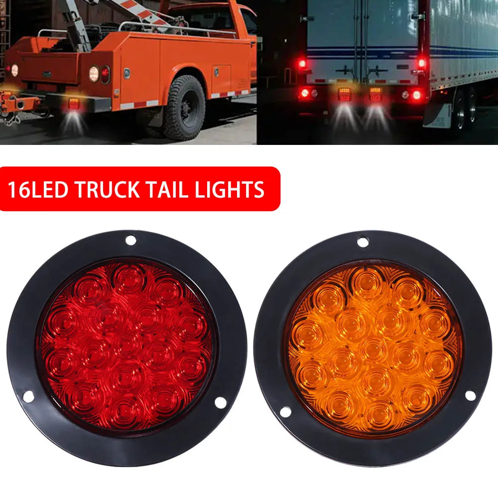 DC 12-24V LED Flashing Chassis Tail Light High-Power Multi-Color Truck Laser Spotlight Enhance Visibility Anti Fog