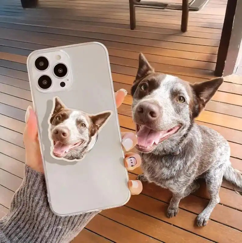 Diy Acrylic Cute Cartoon Photo Customization Modeling Periphery Phone Holder Desktop Collection Stand Ornaments Accessory