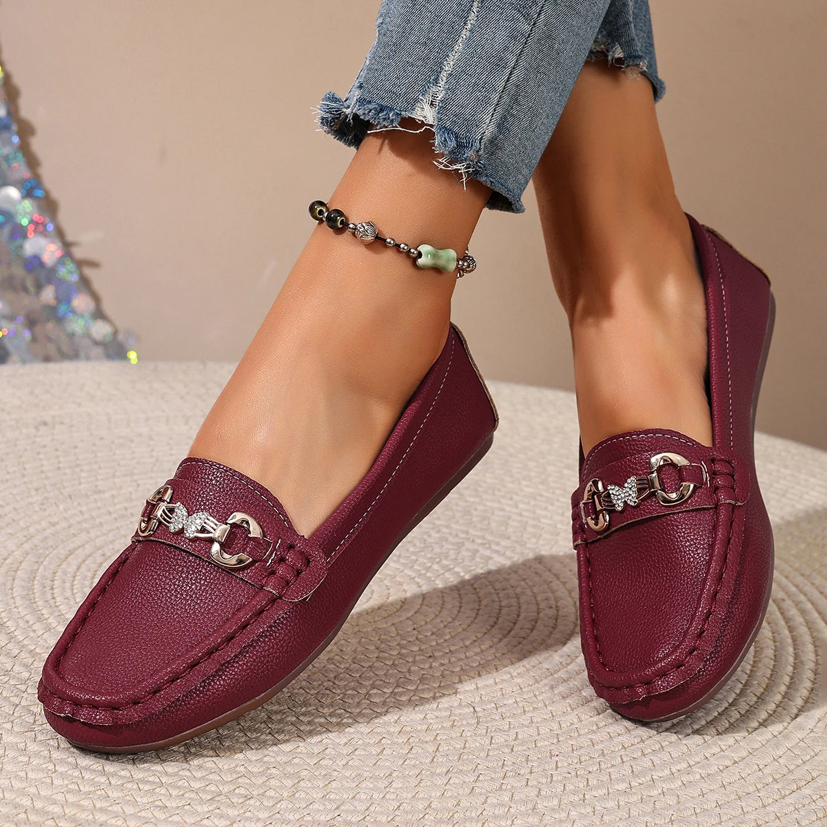 *Spring Autumn New Round Toe Comfortable Sports/Leisure Shoes Fashionable Hot Selling Sexy Flat Bottomed Work Shoes for Women