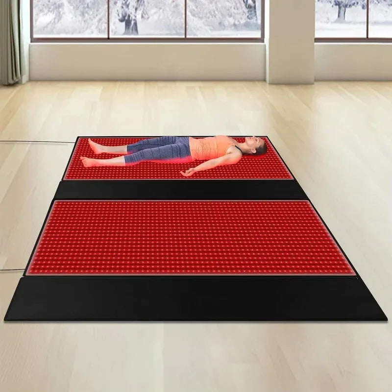 2025 New Red Light Therapy Pads LED 660&850nm Near Infrared Light Therapy Pads Large Pads for Whole Body Treatment