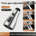 For 1/2" Connection Kitchen Pull Out Faucet Sprayer Nozzle 3 Modes ABS Water Saving Bathroom Basin Sink Shower Spray Head