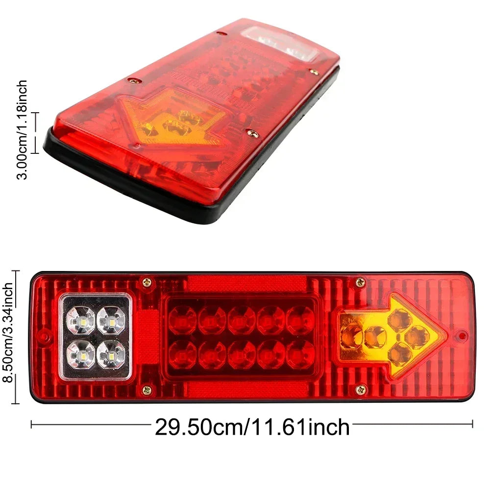 LED Truck Tail Light Bar for Truck Boat Trailer Pickup RV Camper UTV UTE Vans Turn Signal Brake Reverse Running Taillight