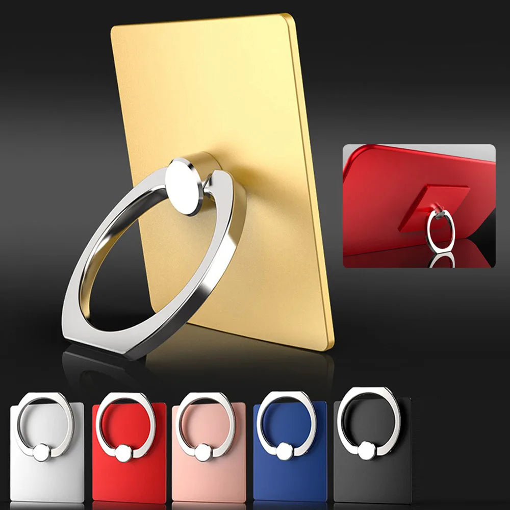 Finger Ring Mobile Phone Smartphone Parts Holder Cell Smart Phone Ring Transparent Clip Socket Stand Cellphone Accessories