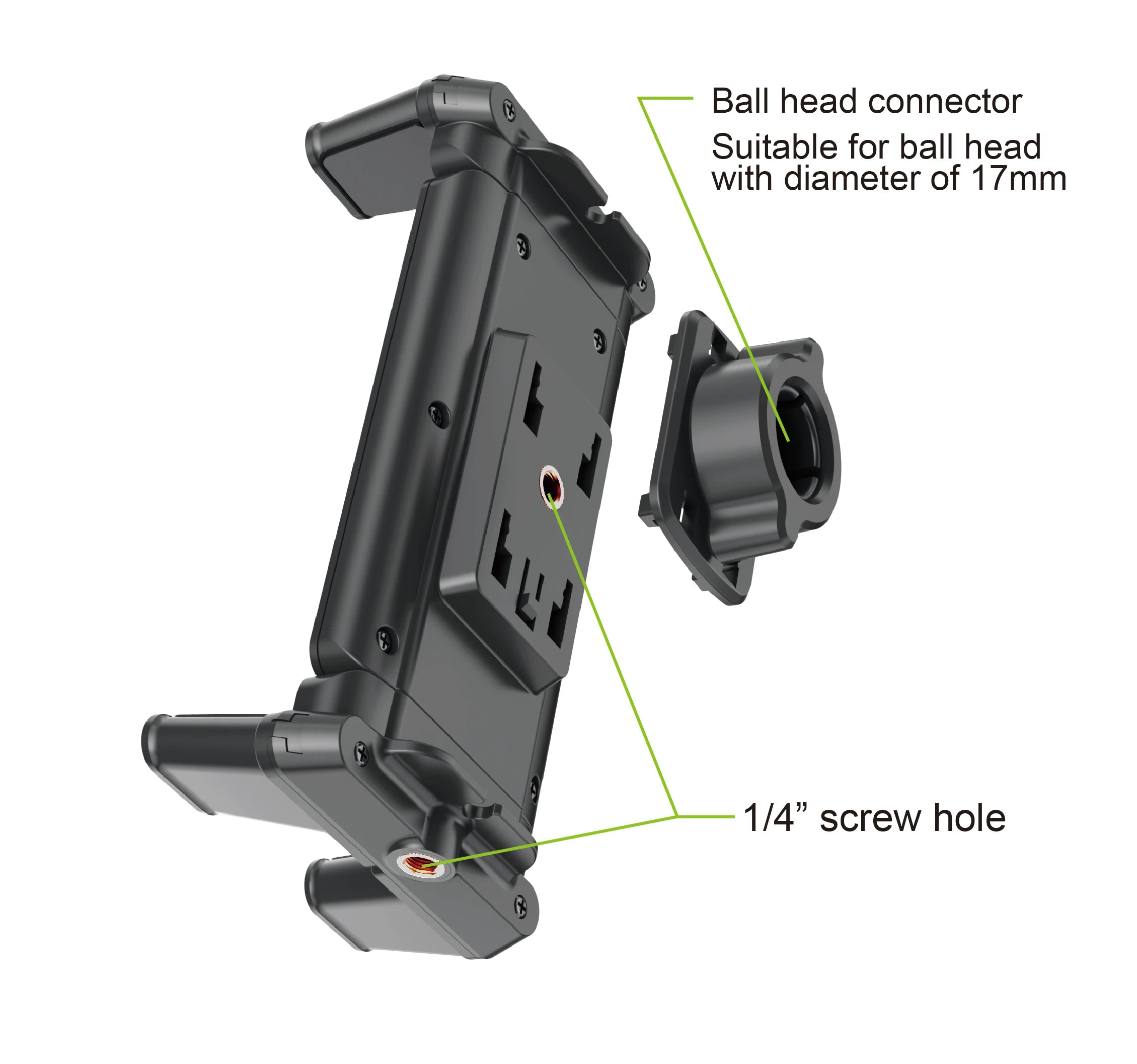 Tablet Holder Tripod Accessories for iPad Mobile Phone Universal Clip Fixer Portable Horizontal and Vertical Shooting