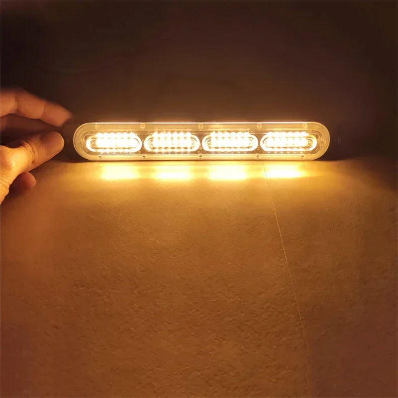 12V 24V Car COB Led Strobe Light Tow Truck Vehicle Car Fireman Police Warning Emergency Flashing Light Emergency Flash COB Led