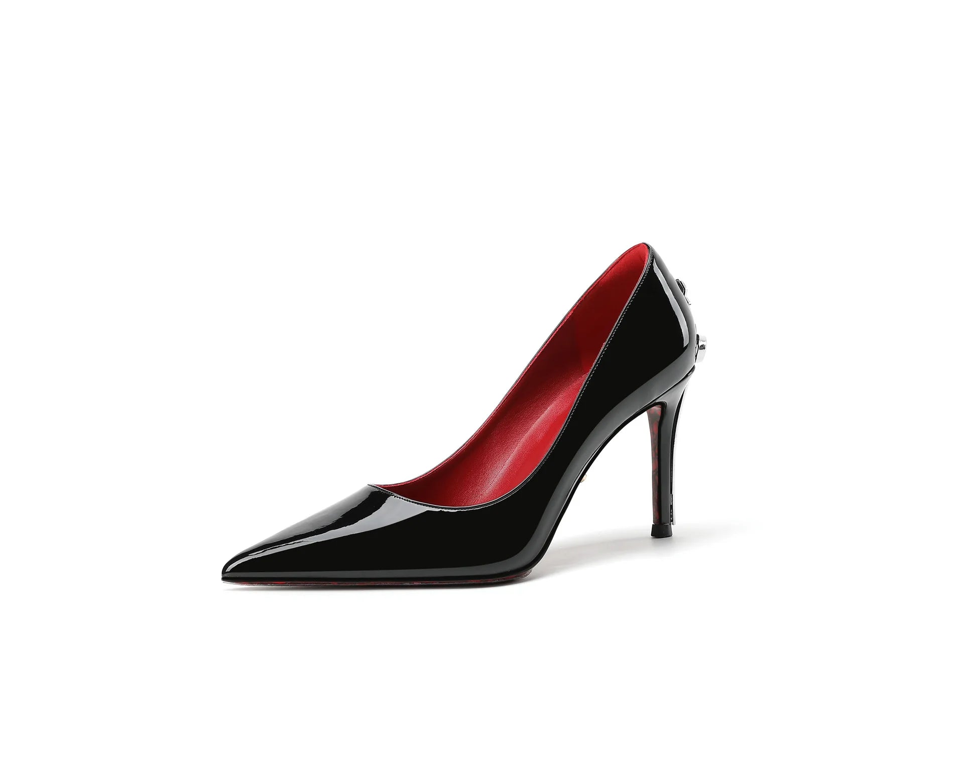 2026 New Women's Shoes Luxury Metal Decoration Pointed Tip High Heels for Woman French Casual Shoes Designer Shoes Zapatos Mujer