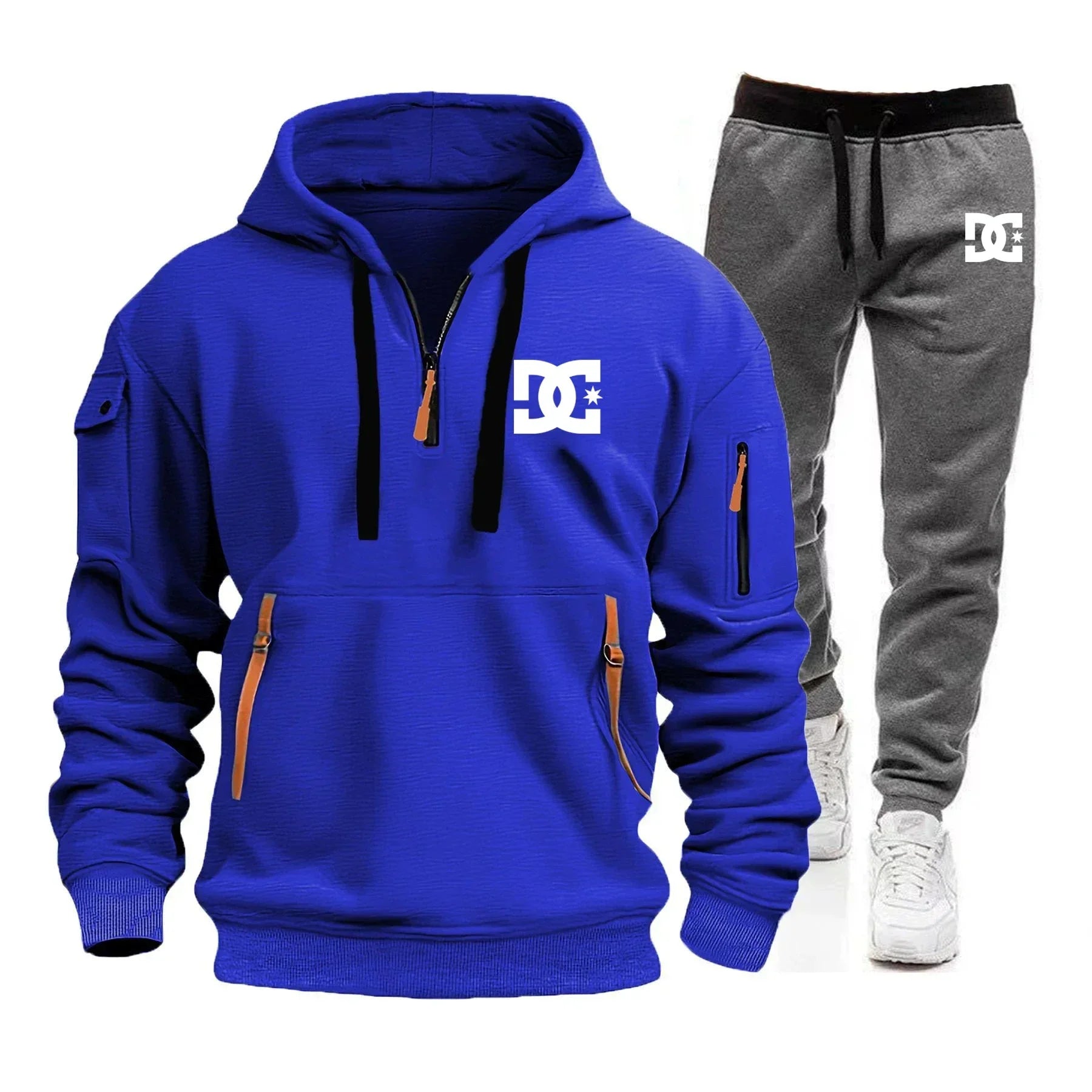 Men's Hoodie Sets for Autumn and Winter Featuring Casual Fashionable Comfortable and Personalized Jogging Suits and Sport Pan
