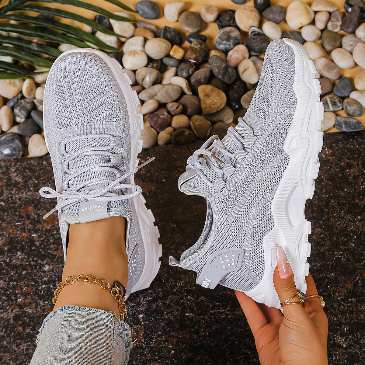 Women's shoes  Solid-colored strap versatile single shoes casual sneaker women's summer sneakers sale shoes with free shipping