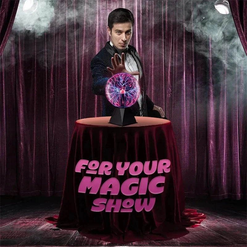 3/4/5/6 Inch Magic Plasma Ball Lamp LED Atmosphere Night Light Only Touch Sensitive Glass Plasma Light Bedroom Decor Kids Gifts