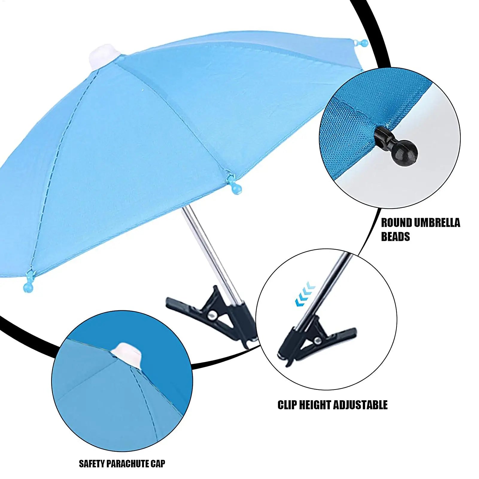 Cell Phone Umbrella Sun Blocker Glare Blocking Cellphone Accessories Portable Anti-reflective Mobile Phone Sunshade for Travel