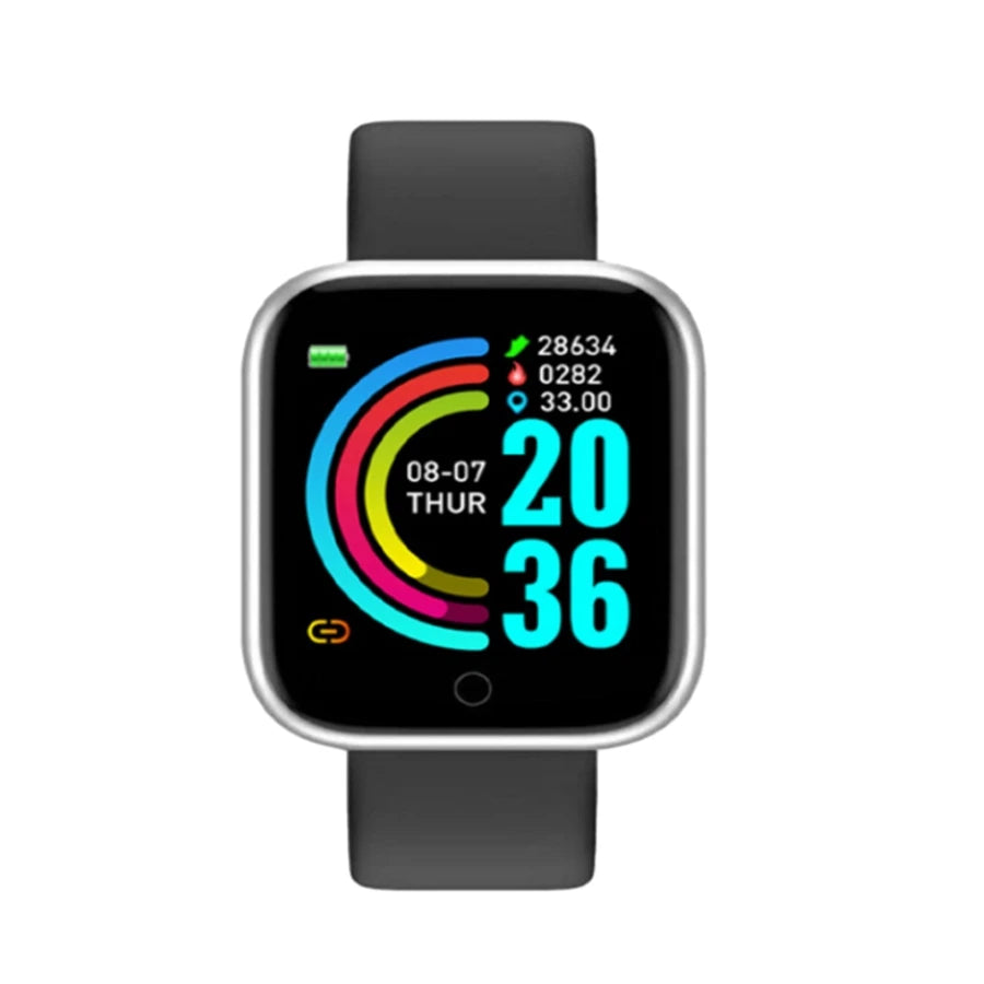 Smart Watches Fitness Bracelet Women Men Bluetooth Connected Phone Music Sports Bracelet Sleep Monitor Y68 Clock Smartwatch D20