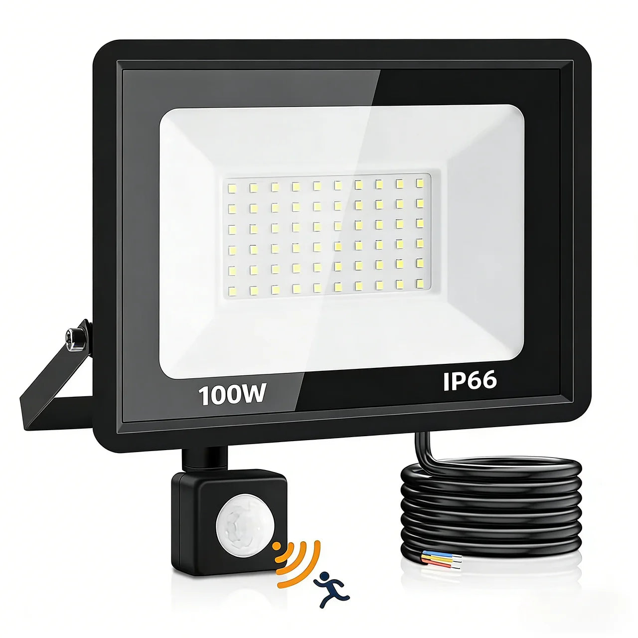 LED Floodlight PIR Motion Sensor Outdoor Light 20W 30W 50W 100W 200W AC220V Waterproof Outdoor Projector Spotlight For Garden