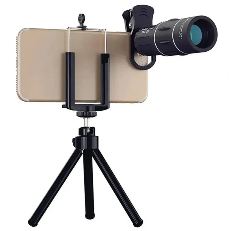 Universal 18x Magnification Telephoto Lens Clip-On Mobile Phone Camera Lens for Concerts - External Zoom