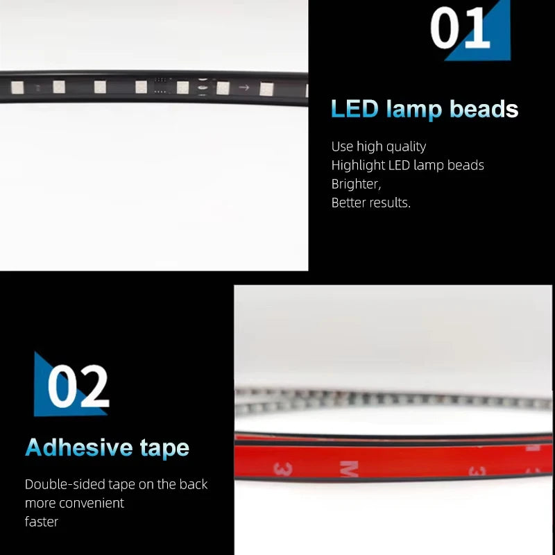 24V Truck Colorful Flashing Light LED Decorative Lamp Atmosphere Light  Night Driving Safety Warning Light For MAN SCANIA VOLVO