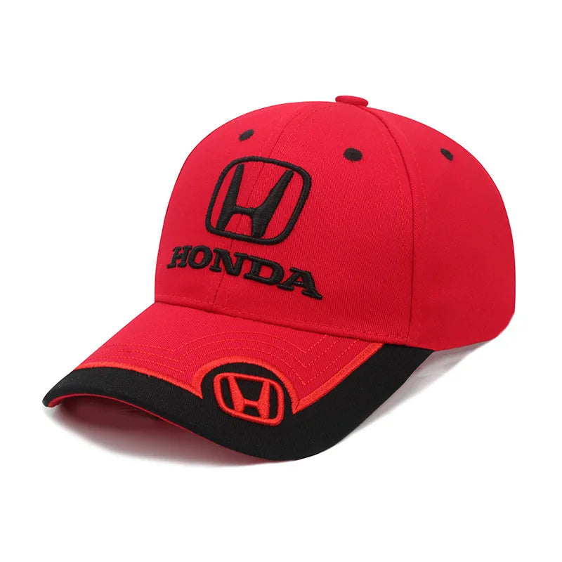 HONDA Hip-hop Hat Baseball Cap Outdoor Summer Sport Hat Embroidered Men Baseball Cap For Honda Civic Accord CRV HRV Jazz Sticker