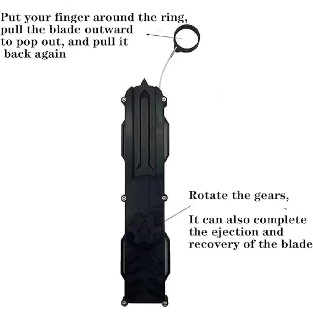 Retractable Ninja Hidden Blade Invisible Toy Durable Plastic Role Play & Theme Activity Accessories Ninja Gear Stress Relief Toy