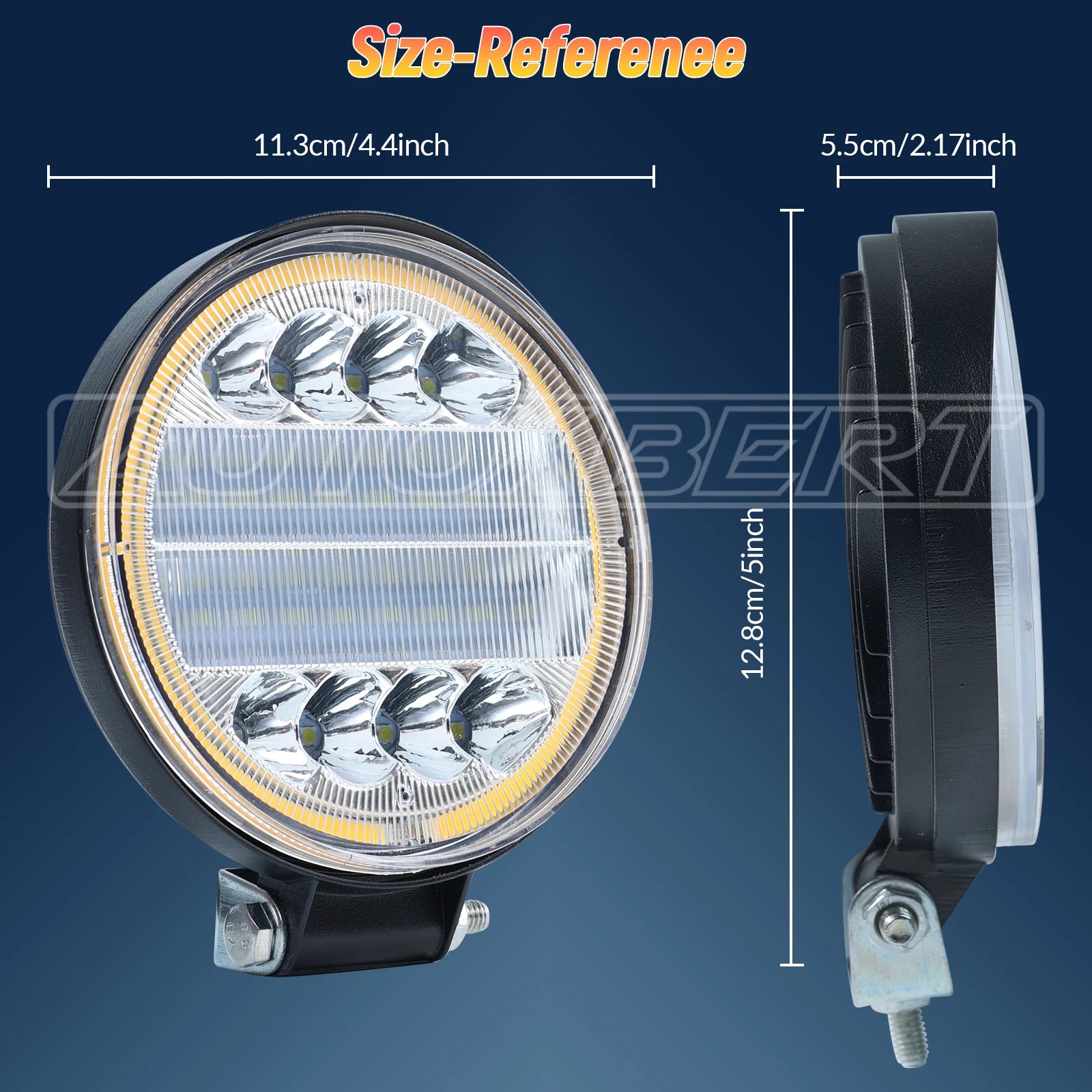 2X 4Inch Car LED Light Bar Offroad 4x4 Spotlights Fog Lamp 12V 24V Super Bright Headlight Truck Tractor Boat Light Bar Work Lamp