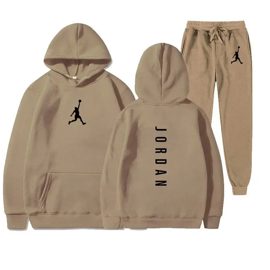 2026 New Men's High Quality Sportswear Set Spring Autumn Fashion Casual Sweatshirt And Sweatpants Two Piece Tracksuit For Fitnes