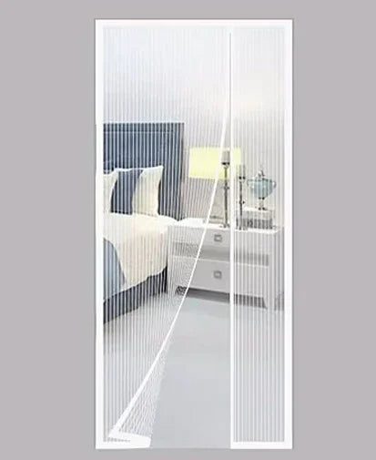 Magnetic Door Screen Custom Size Mosquito Net Curtain Fly Insect Automatic Closing Invisible Mesh For Kitchen indoor living room