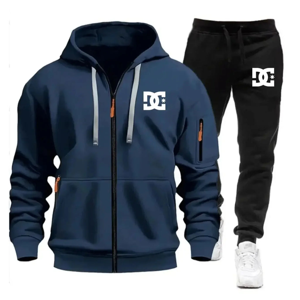 2026 Autumn Winter Men's Clothing Casual Sweatshirt Suit Sweatshirts for Men Daily Tricolor Hoodies Hot Sports Tracksuit Jogging