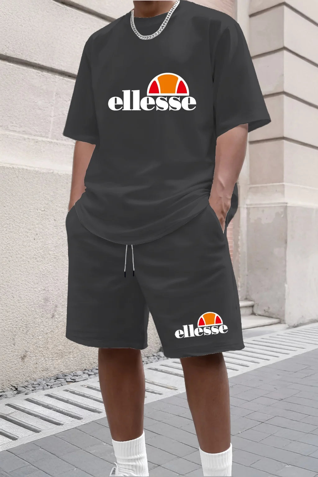 Men's Casual Summer T-Shirt & Shorts Set