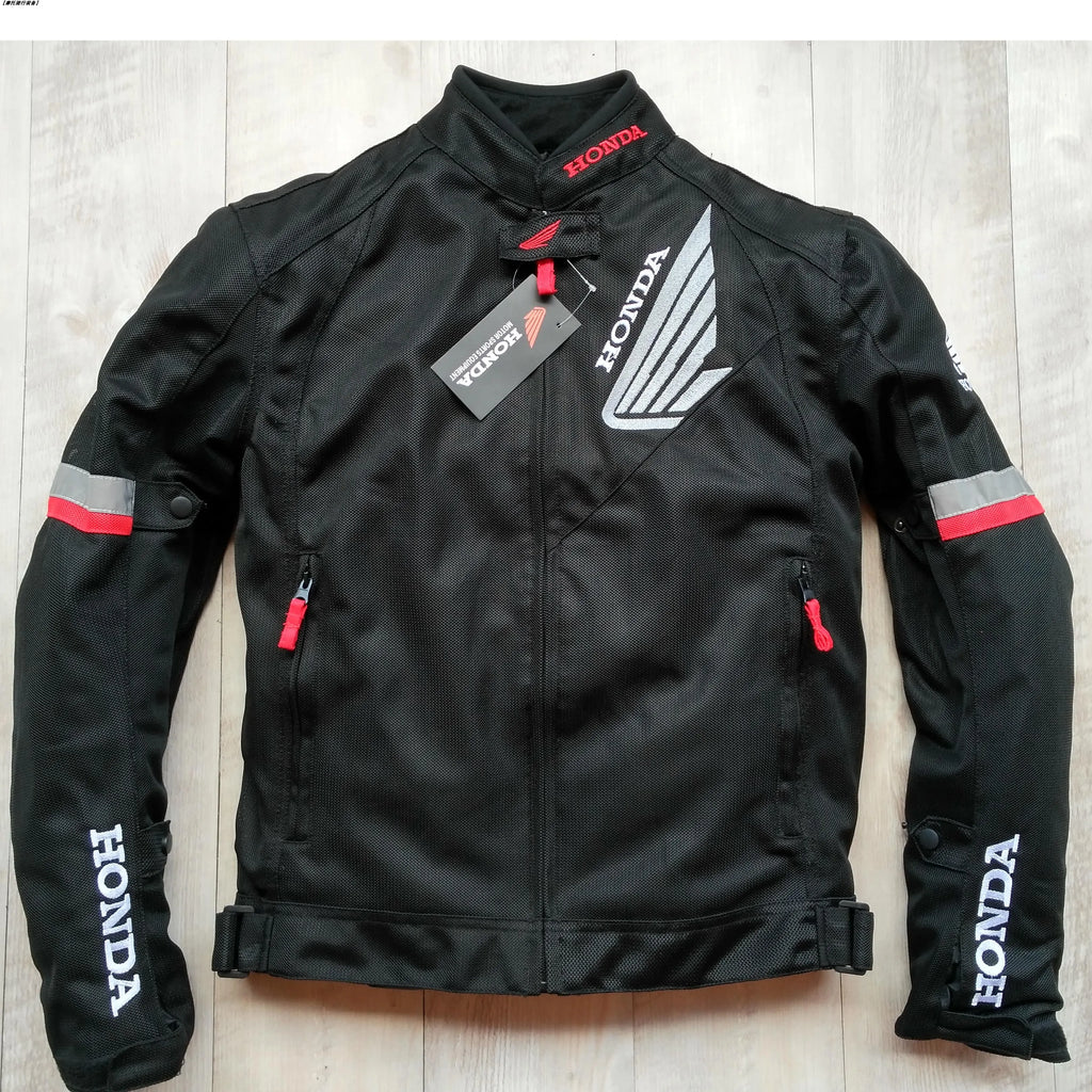 2025 New Honda Motorcycle Jacket with CE Body Armor Racing Motorbike Jackets Men Women Riding Wear-resistant Moto Clothing