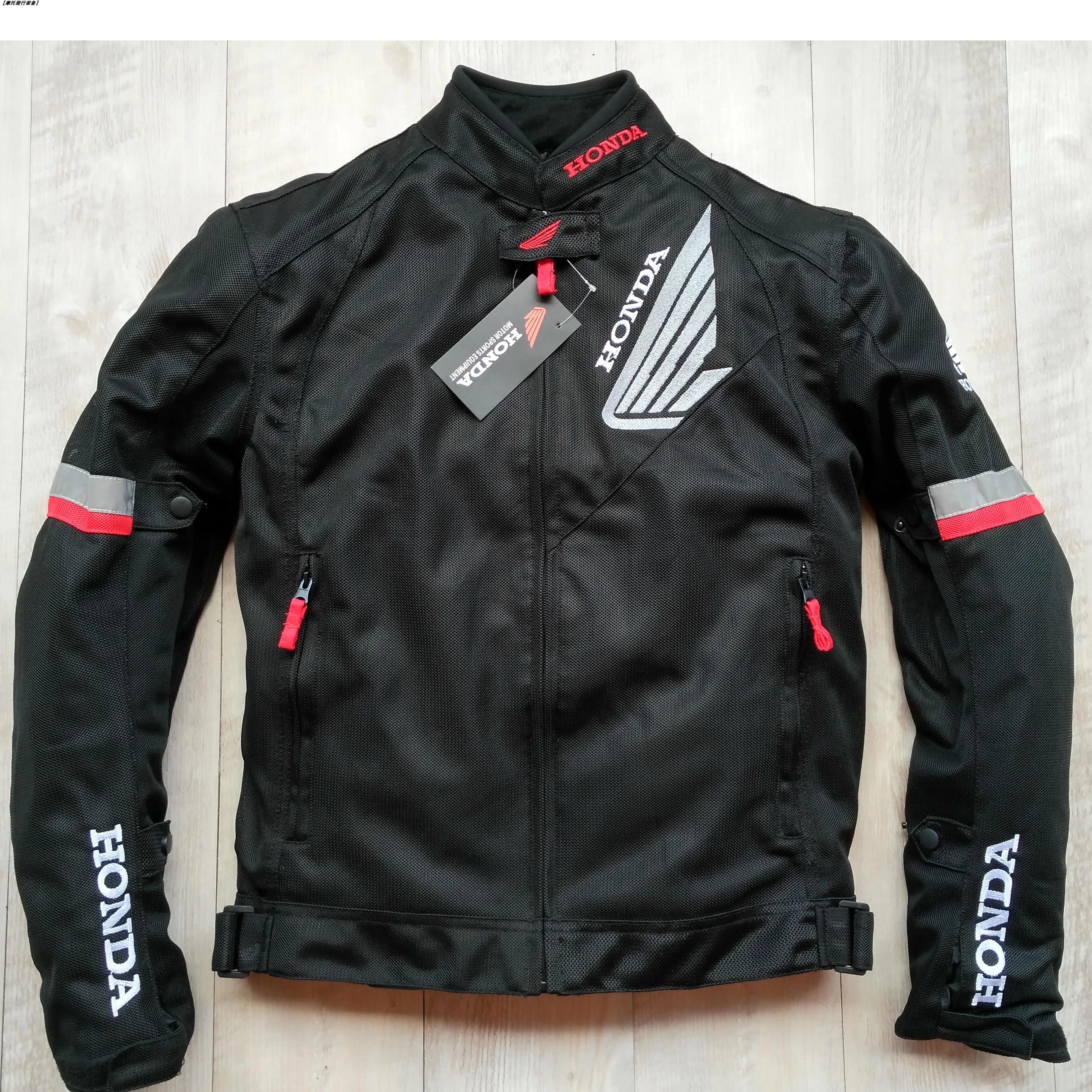 2025 New Honda Motorcycle Jacket with CE Body Armor Racing Motorbike Jackets Men Women Riding Wear-resistant Moto Clothing