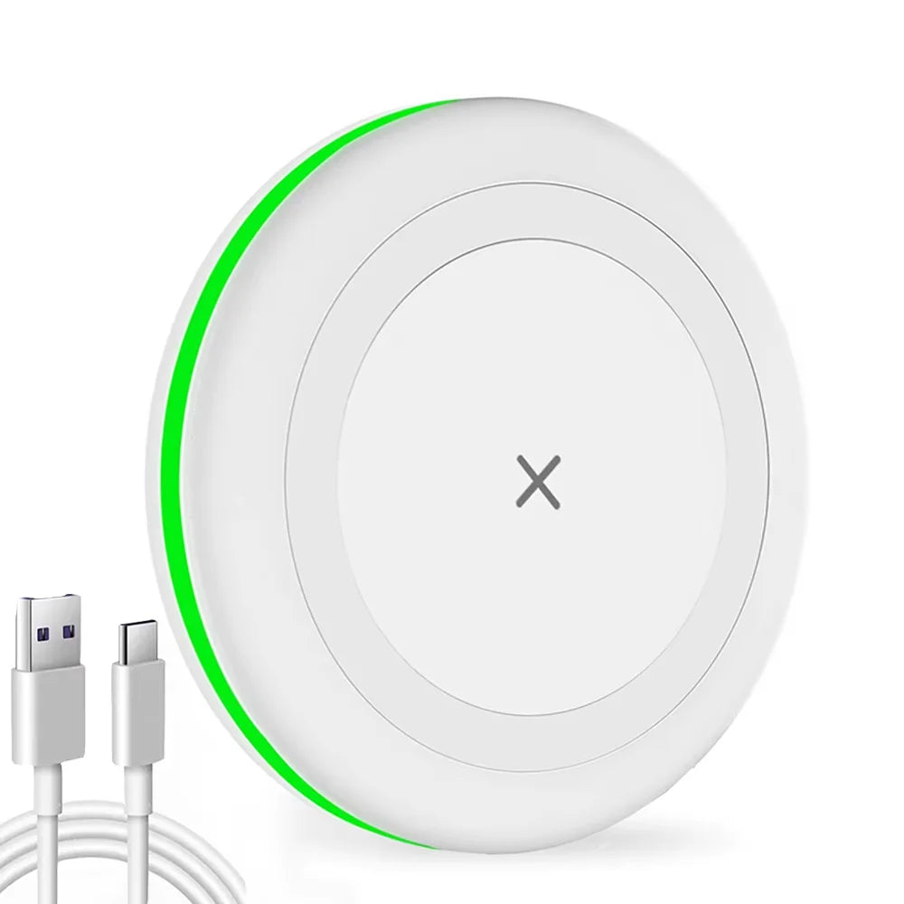 Wireless Charger LED Phone Charger Stand Suitable for iPhone17 16 15 14 13 12 Pro Max 8 - Fast Charging Base for Xiaomi
