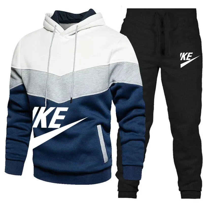 Men's Fleece Zip Hoodie & Jogger Tracksuit