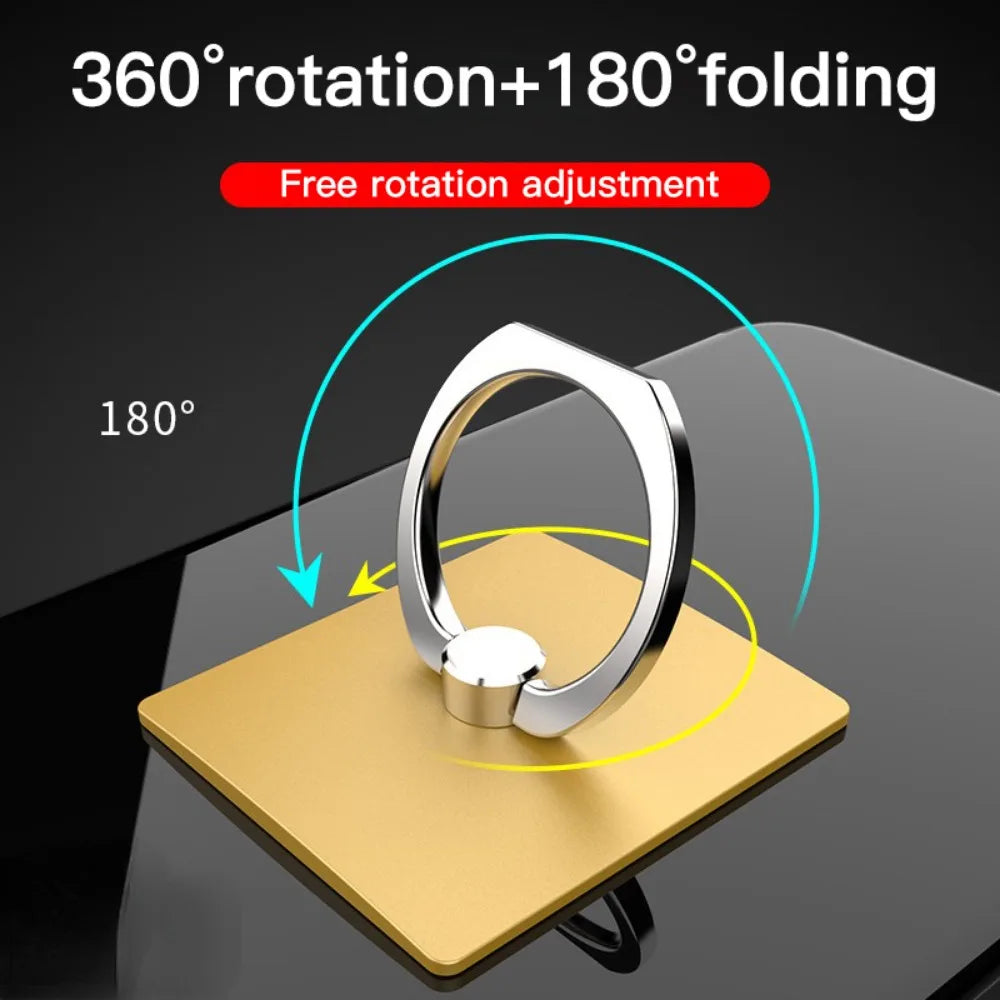 Finger Ring Mobile Phone Smartphone Parts Holder Cell Smart Phone Ring Transparent Clip Socket Stand Cellphone Accessories