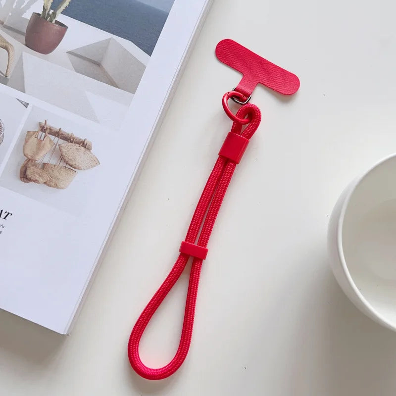 Mobile Phone Adjustable Short Lanyard Universal Colorful Hand Wrist Straps Rope For Cell Phone Case Accessories Anti-Lost Straps