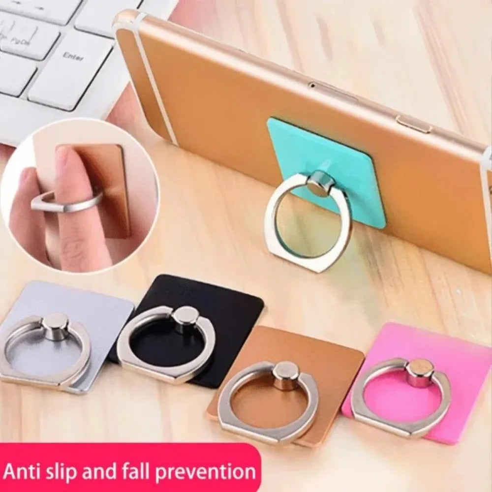 Cellphone Accessories Finger Ring Holder for Mobile Phone Smartphone Parts Cell Smart Phone Ring Transparent Clip Socket Stand
