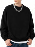 Men's Oversized Street Pullover Sweatshirt