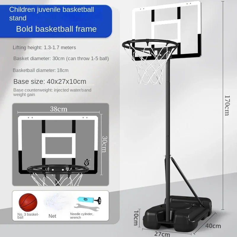 Basketball stand Lifting shot frame Ball basket Kindergarten ball boys Indoor and outdoor household