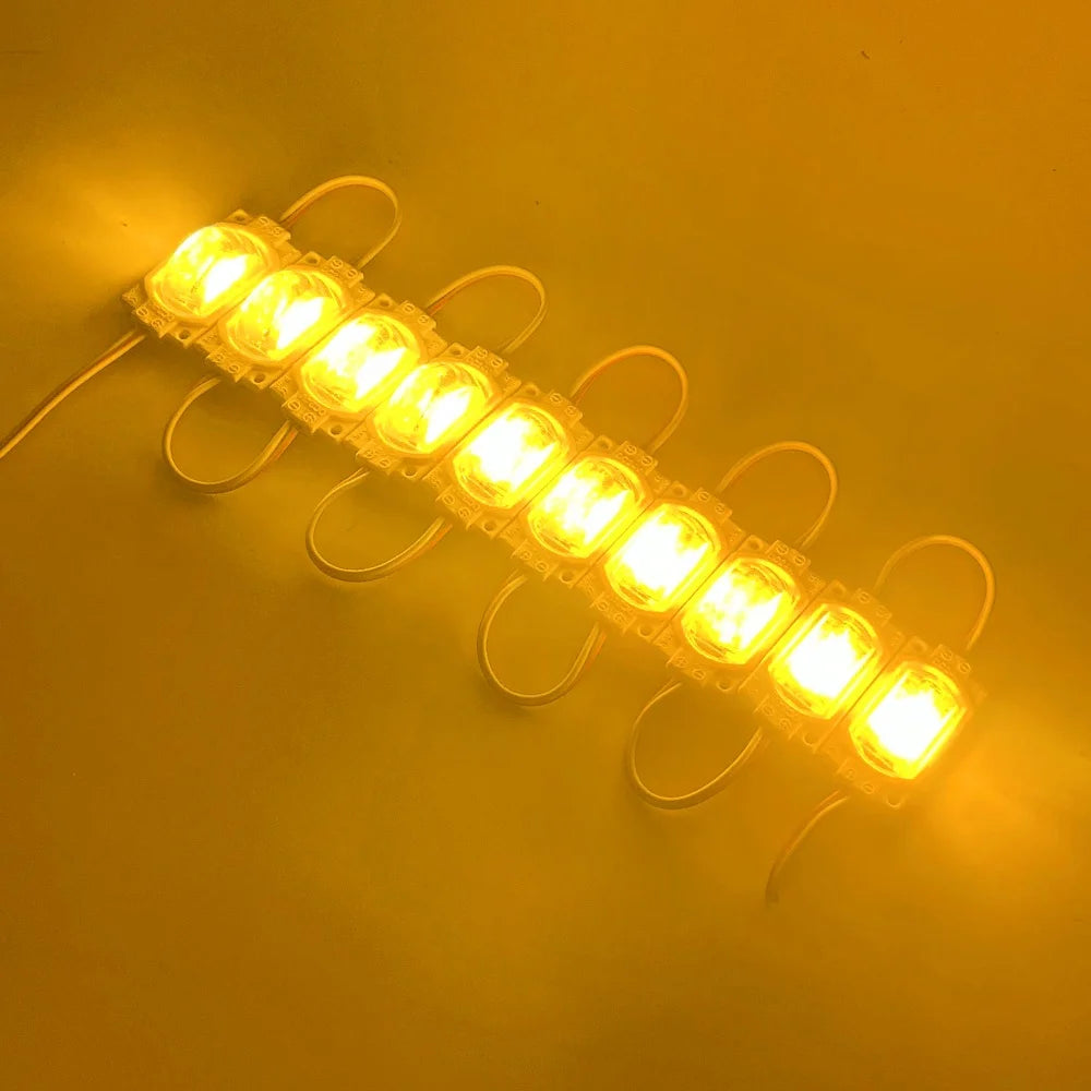 10PCS 24V LED Module Truck Side Marker Indicator Light 1 LED Super Bright For Bus Lorry Trailer Warning Lamp