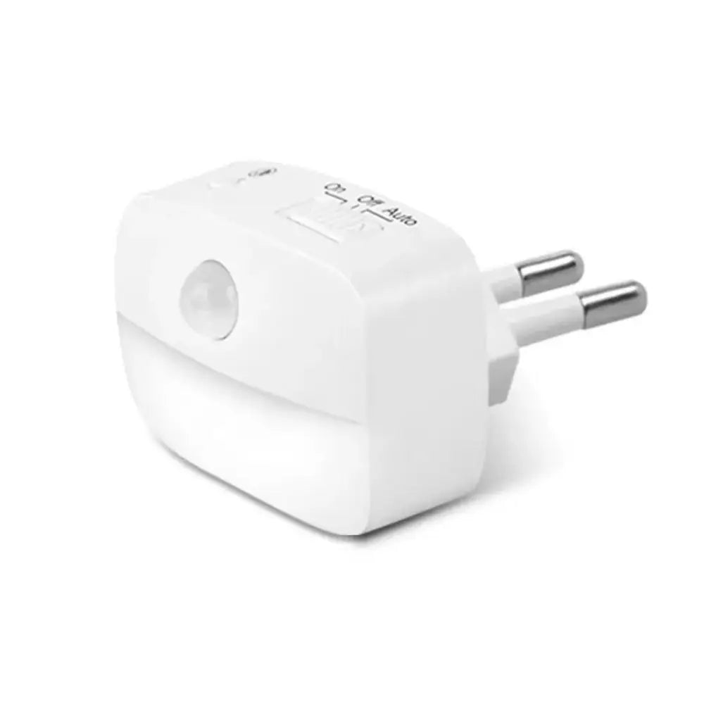 Motion Sensor Induction Light Wireless EU US Plug Mini LED Night Light Energy Saving Battery Operated Bedside Night Lamp Kitchen